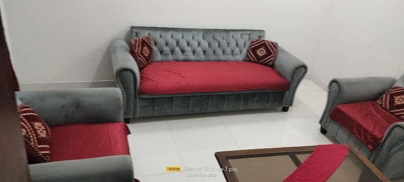 Sofa Set 7Seater BrandNewCondition JUST 4month Little Used 03427788360 9