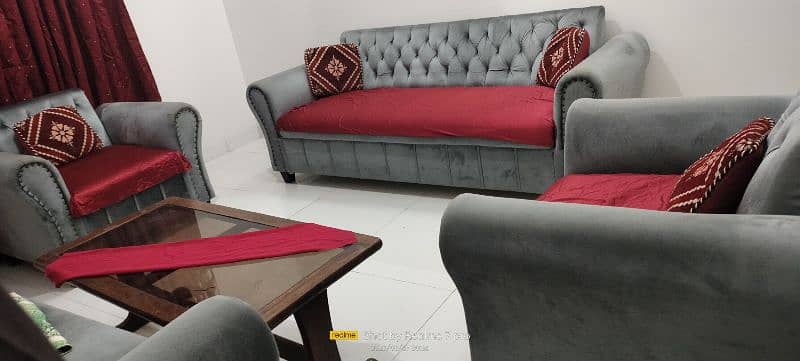 Sofa Set 7Seater BrandNewCondition JUST 4month Little Used 03427788360 17