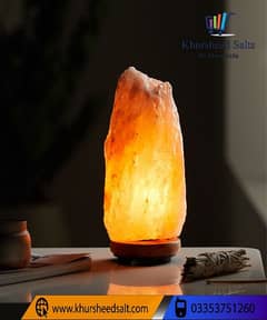 large 6-7 kg Himalayan salt lamp gift item showpiece office table lamp