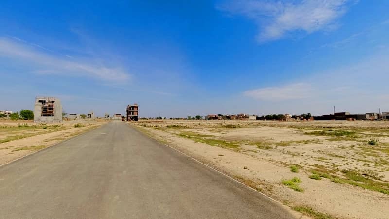 Facing Park 5 Marla Plot For Sale 45 Feet Road M7C2 Lake City Lahore 10