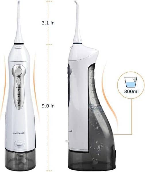 Mornwell USB Oral Irrigator Rechargeable water dental flosser 3