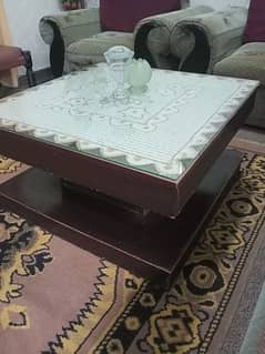 center table with mirror negotiable