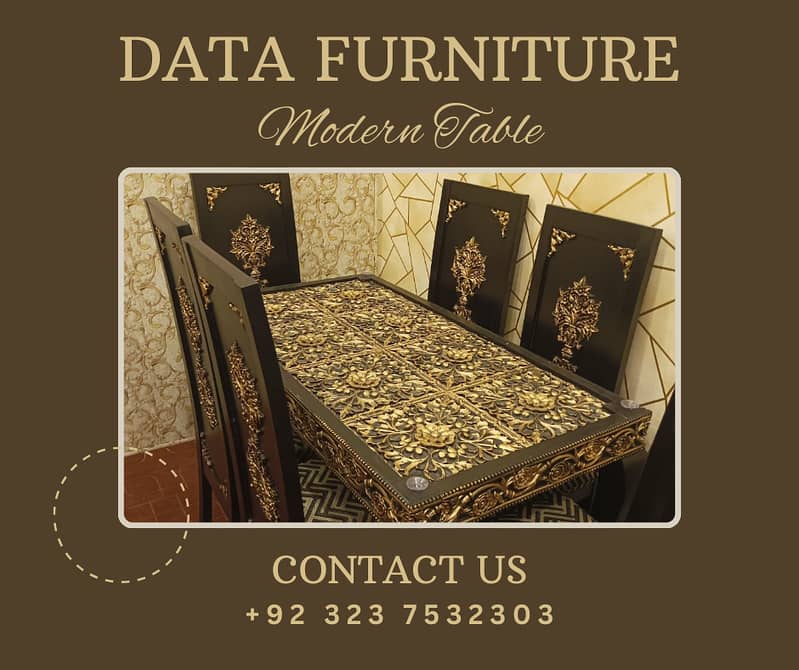 Dining Tables For sale 6 Seater\ 6 chairs dining table\wooden dining 9