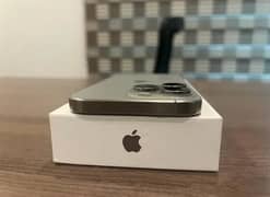 Iphone 15 pro max Natural Titanium 256GB Factory Unlock