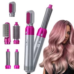 5 in 1 Professional Hair Dryer Straightener