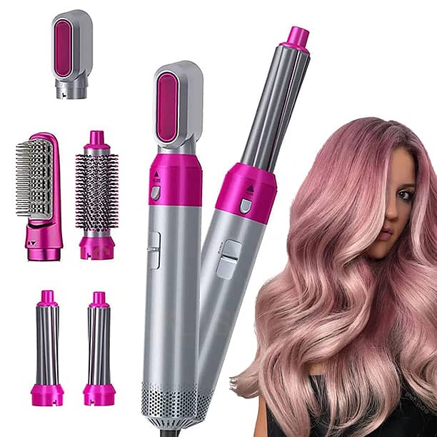 5 in 1 Professional Hair Dryer Straightener 0