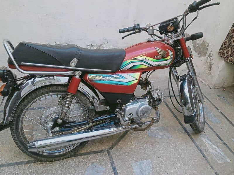 Safari is converted to Honda 70 cc 1