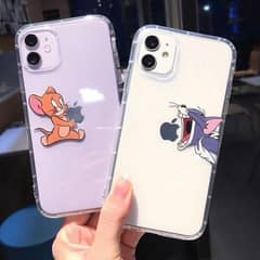 iPhone transparent tom and jerry case