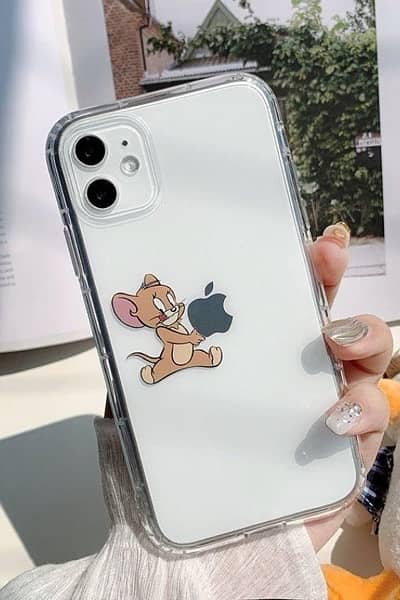 iPhone transparent tom and jerry case 1