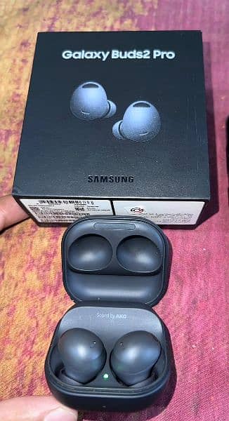 Samsung Galaxy Buds 2 pro with saftey case 0