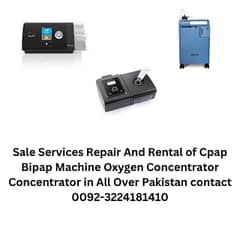 Repair of cpap bipap machine oxygen concentrator in all over pakistan