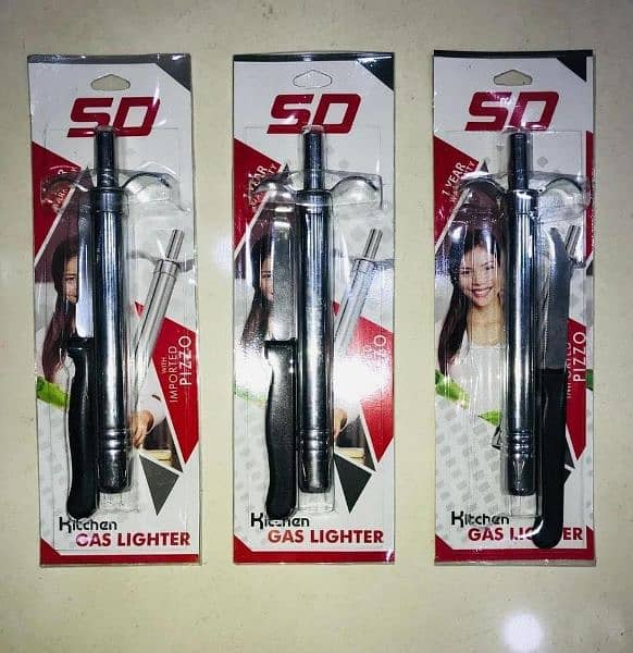 spark Gas lighter with free knife 1