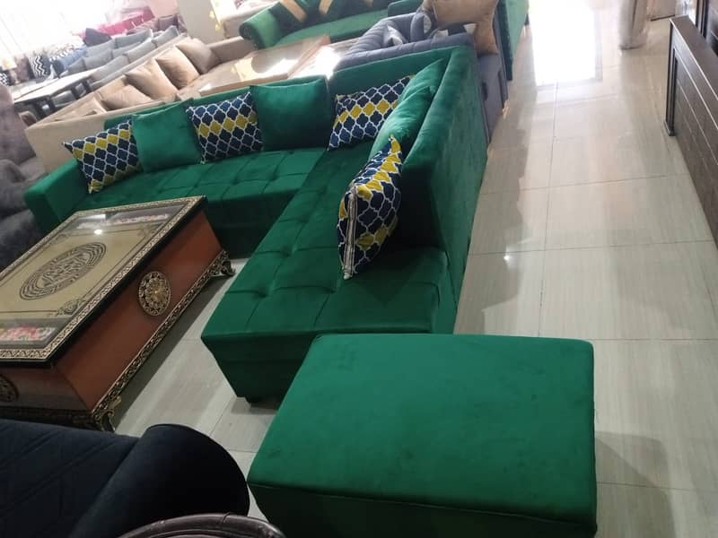 Lshape sofa/7seater/Sofa set/corner sofa set/seven seater/sofa cum be 8