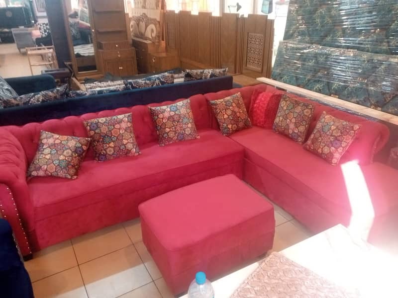 Lshape sofa/7seater/Sofa set/corner sofa set/seven seater/sofa cum be 15