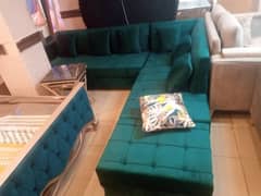 Lshape sofa/7seater/Sofa set/corner sofa set/seven seater/sofa cum be