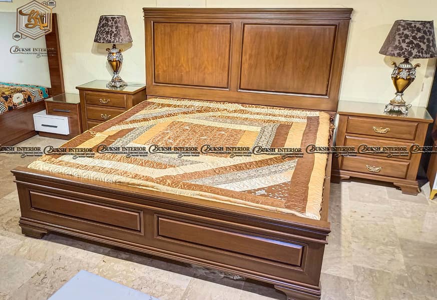 Bed / bed set / double bed / king size bed / furniture 8