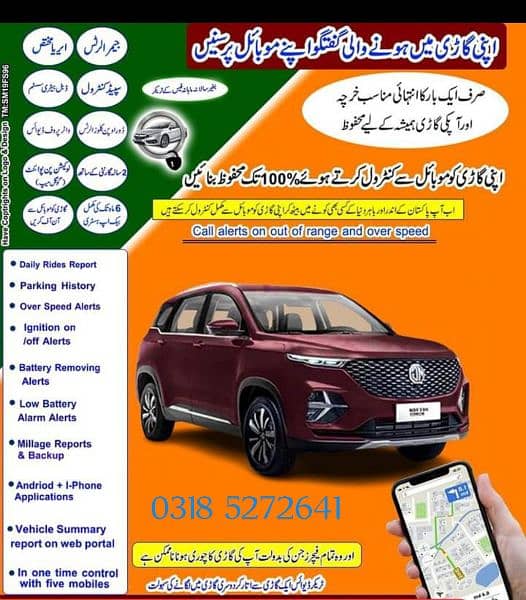 Car Tracker/Gps Tracker/wagonr/Cultus/City/Corolla/MG/Sportage/ 3