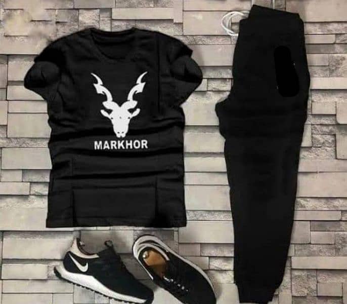 2 pcs polyester printed track suit 1