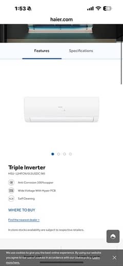 Haier 1 ton AC 0