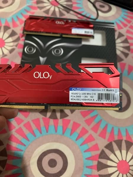 OLOy OWL Series 16GB RAM C16 DDR4 3200 Mhz 2