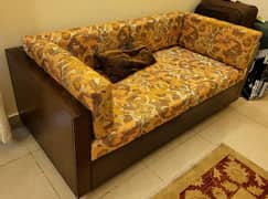 3 piece sofa set with 2 sets of covers. For immediate sale.