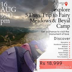 5 Days Trip to Fairy Meadows & Beyal Camp