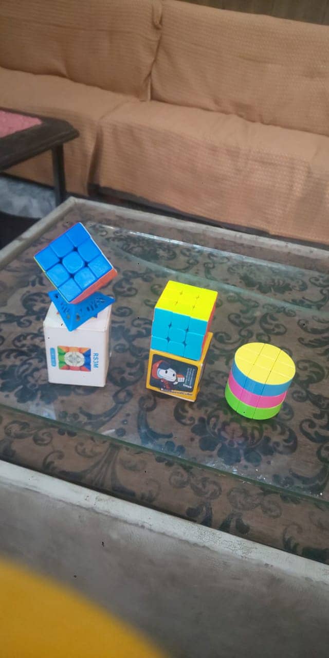 RS3M Magnetic cube ; 3by3 and Cylinder cube 3