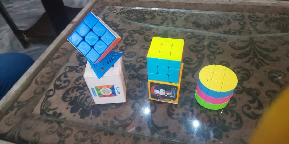 RS3M Magnetic cube ; 3by3 and Cylinder cube 5