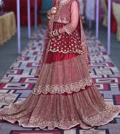 Maroon briidal indian lehenga