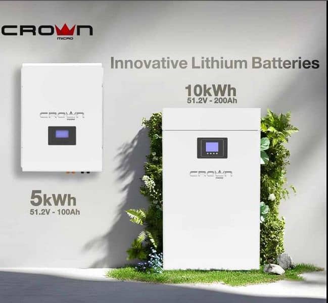 Crown lithium battery 48v. 100ah/Inverex lithium battery/Sako/narada 1