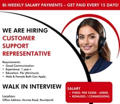 Experienced Call Center Agents on FE basic salary upto 60k!