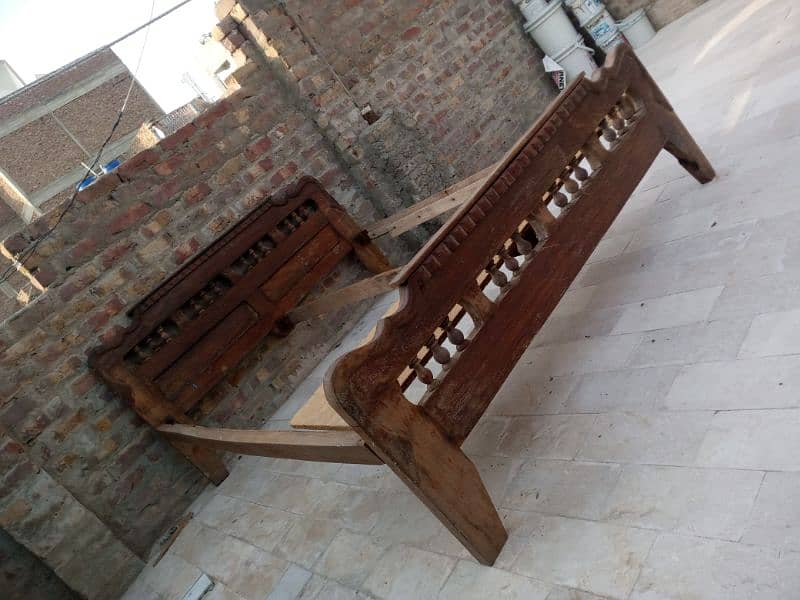 pure wood bed sale 3