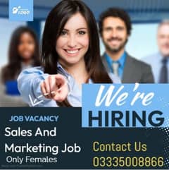 staff Required |Females and male For marketing| and salesman