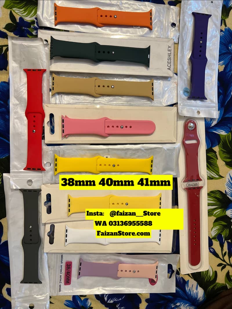 Leather Link For Apple Watch Band 45mm 41mm 44mm 40mm 49mm Original M 14