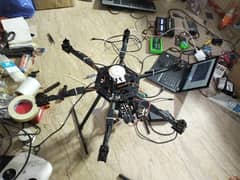 Hexacopter carbon fibre drone frame