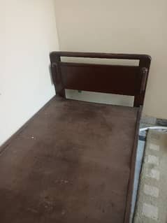 single bed in good condition for sell without mattress