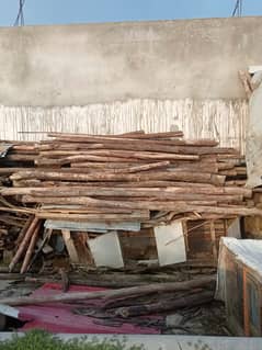 farm building wood, bally and dry fire wood