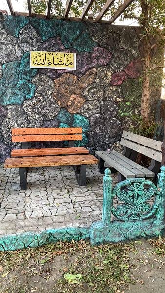 BENCHES, CEMENTED BENCHES 2