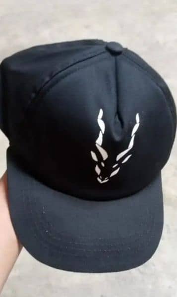 Markhor Cap Stylish logo Hat Black Premium Quality 1