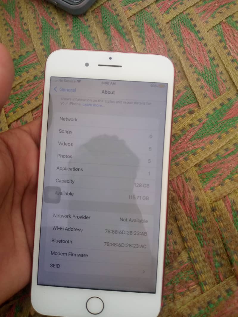 iPhone7plus bypas 128 GB home not working 1