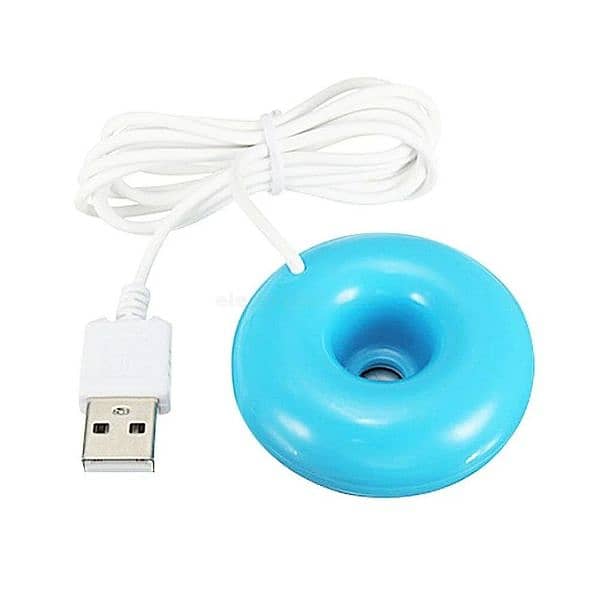 Donut Shape USB Air Humidifier - DIY Essential Oil Diffuser Mist Ma 4