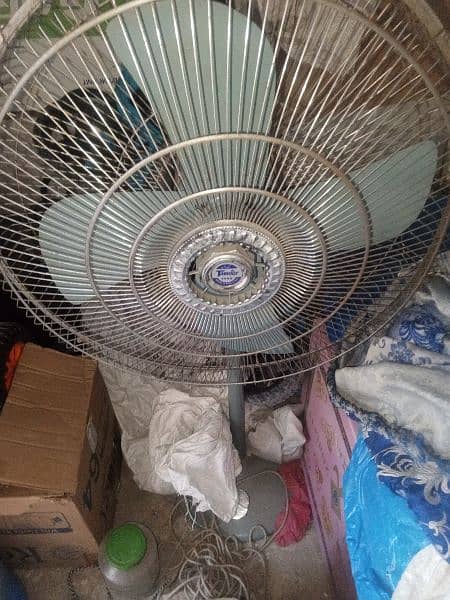 Pedestal Fan, Metal Blades, Deluxe Fan, 100% Copper Winding motor 2