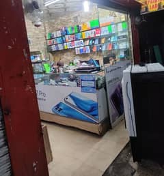 RUNNING MOBILE SHOP IN MAIN COMMERCIAL MARKET RAWALPINDI FOR SALE