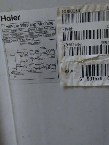 haier twin tub washing machine 7