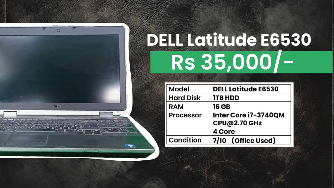 Laptop For Sale | DELL Latitude E6530 0