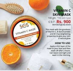 vitamin kit (face wash,face mask and face serum)