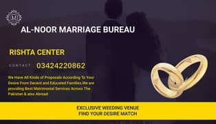 Marriage Bureau ,Online Rishta Services, Match Maker, Abroad Proposal