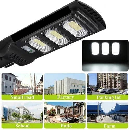 120W LED Solar Street Light Wall Lamp outdoor waterproof Light 1