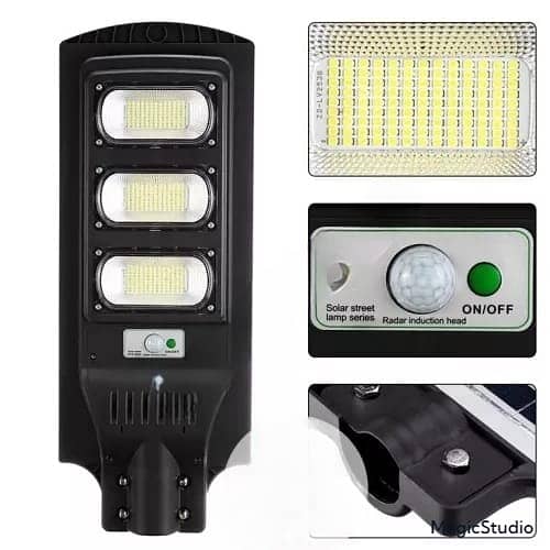 120W LED Solar Street Light Wall Lamp outdoor waterproof Light 4