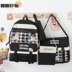 4 PCs School Bag set